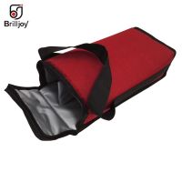 、‘】【 Brilljoy Portable Red Wine Ice Bags Two-Compartment Insulation Thermostat Bag Two-Bottle Red Wine Ice Pack Oxford Cloth Gift Bag