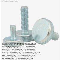 ❀ 2-10pcs/lot M3 M4 M5 m6 m8 DIN653 GB835 Knurling Flat Head Hand Tighten Curtain Wall Glass Thumb screw