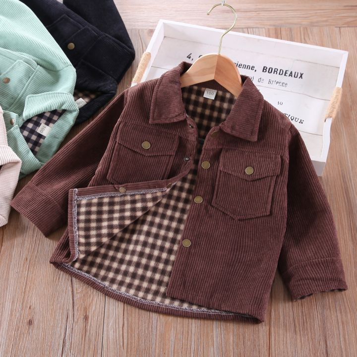 corduroy-girls-and-boys-jackets-childrens-clothing-baby-toddler-boy-clothes-long-sleeves-autumn-green-cute-jacket