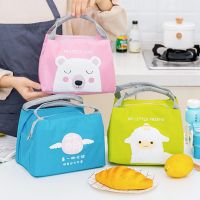 ❇卐✺ Cartoon Cute Lunch Bags For Women Girl Kids Children Thermal Insulated Lunch Box Tote Food Picnic Bag Milk Bottle Pouch Handbag