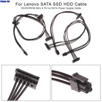 NEW 1Pc 35CM/4CM5/65CM Mini 4 Pin to SATA Power Supply Cable For Lenovo Main Board Interface SATA SSD HDD Cable