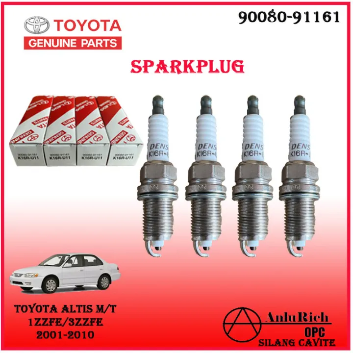 TOYOTA GENUINE PARTS SPARK PLUG TOYOTA ALTIS M/T 1ZZFE/3ZZFE 20012010