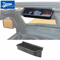 JIDIXIAN รถด้านหน้า Sun Visor กล่องเก็บศัพท์ผู้ถือแท็บเล็ตออแกไนเซอร์ถาดสำหรับ Ford Bronco 2021 2022 2023อุปกรณ์ตกแต่งภายใน