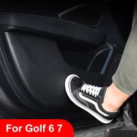 Anti-Kick Pad Stickers Car Door Accessories For VW Golf 6 7 7.5 MK6 MK7 MK7.5 Sportsvan Jetta Tiguan Passat Magotan Lavida