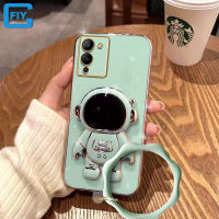 FlyGoods เคสยึดสำหรับนักบินอวกาศ Infinix Note 30 Pro 30i 12 Pro 11S 10 Pro 8i สุดหรูกล้องชุบ6D รูเคสโทรศัพท์นิ่มฝาครอบเต็มรูปแบบ