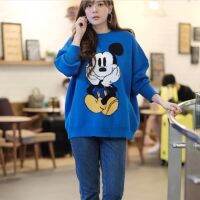 เสื้อกันหนาว Mickey mouse ผ้า knit นุ่มมาก ไม่ขึ้นขนค่า งานดีมาก ใส่ได้ทั้ง ญ/ช นะคะ ซื้อมา 890