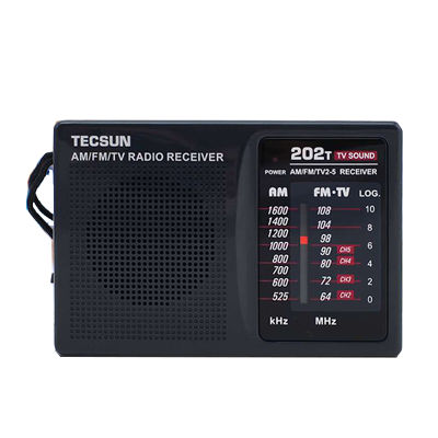 Original Tescun R-202T Radio Portable Mini AMFMTV Pocket Radio Receiver