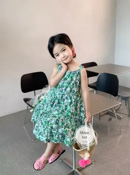 đầm yếm dây tết hoa nhí  So Vintage