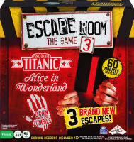 Spin Master Games New Escape Room The Game with 3 Thrilling