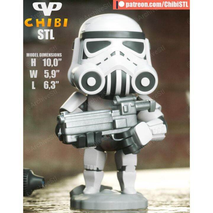 File 3D Stormtrooper Chibi trên Lazada.vn - Tìm kiếm file 3D Stormtrooper Chibi trên Lazada.vn ngay hôm nay! Với những chiếc robot chibi 3D đáng yêu như thế, bạn sẽ không muốn bỏ qua cơ hội này. Hãy truy cập vào Lazada.vn ngay bây giờ để xem các danh mục sản phẩm và tìm thấy những bức tranh 3D tuyệt đẹp.