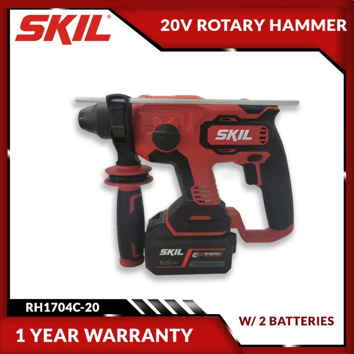 Skil Rotary Hammer Drill Cordless Rotary Hammer with 2 batteries