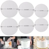 【hot】❁❉  2Pcs Round Discs Reusable Boards Disk Base Cakes Trimming Decorating Supplies Bakeware Accessories