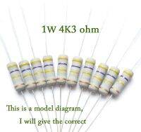 1w 4.3k 4.7k 5.1k 5.6k 6.2k 6.8k 7.5k 8.2k 9.1k 10k 12k 15k 18k 20k 22k Ohm Resistance Original New Metal Oxide Film Resistors