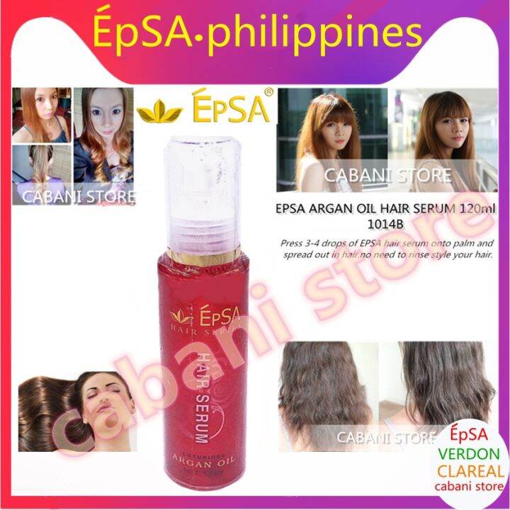 hair grower EpSA ARGAN OIL HAIR SERUM 120ml 1014B Lazada PH