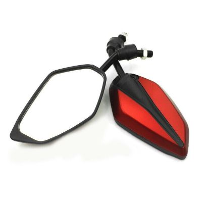 Rearview Mirror 1 Pair 10mm Motorcycle Rearview Side Mirror for Suzuki H-onda Yamah Kawasaki motorbike accessories 2020 Mirrors