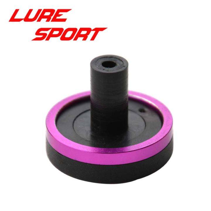 luresport-6ชิ้นหมวกยางคดเคี้ยวตรวจสอบก้นพลาสติกคันเบ็ดส่วนประกอบอาคารตกปลาขั้วโลกซ่อมอุปกรณ์-diy