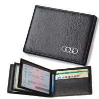 อัตโนมัติที่ใส่เอกสารหนังวัวรถเอกสารการขับขี่บัตรเครดิตสำหรับ Audi Sline A1 A3 A4 A5 A6 A7 A8 Q3 Q5 Q7 TT อุปกรณ์ตกแต่งรถยนต์