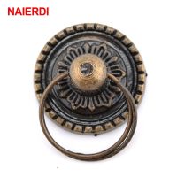 Naierdi 2 Pcs Retro Perunggu Dapur Kabinet Knobs Lemari Pintu Menangani Vintage Furniture Menangani Kotak Perhiasan Laci Menarik