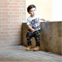 Casual Toddler Baby Kids Boys Clothes Set T-shirt