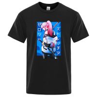 Zero Two Anjali Dibbert Anime Mens Tshirts Wears Quality Cotton Clothes T Gildan