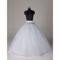 2021Bride Wedding Boneless Dress Skirt Support Petticoat 8-layers Yarn Luxury Big Swing Cosplay Prom Slip Skirts