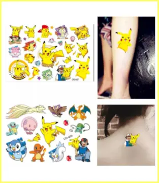 Artbox Pokémon Temporary Tattoos One Full Sheet Unopened  eBay