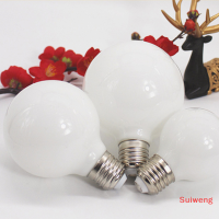 Suiweng หลอดไฟสีขาวแก้ว G95 G80ขนาด7W,หลอดไฟลูกโลก E27หลอดไฟเย็น/อุ่นโคมไฟ LED ขาว