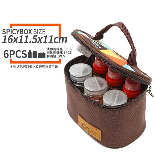 6pcs-mini-condiment-bottle-set-outdoor-camping-barbecue-pot-kitchen-portable-storage-box-plegable-picnic