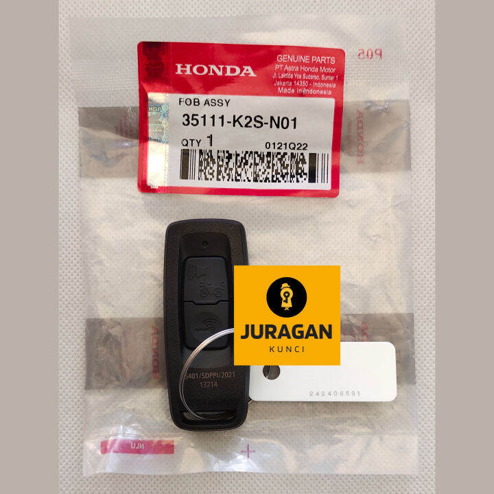 Keyless Remote Honda Vario 160 Original dan Keyless Scoopy 2023, Remote