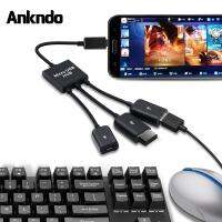 [HOT HAIXWLXKWW 589] 3 In 1 Type C Otg Hub Adapter 2.0ตัวแยกชาย-หญิงสำหรับตัวแปลงแท็บเล็ต