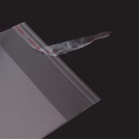 【CW】❅  100/200PCS of transparent self-adhesive cello ziplock bag packaging thickened cellophane OPP plastic polyethylene