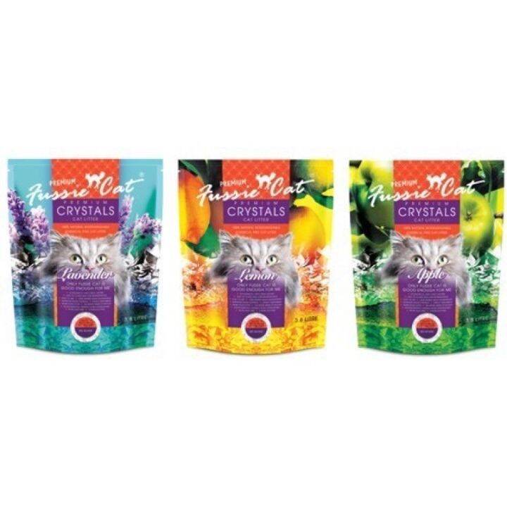 Fussie Cat Premium Crystal Cat Litter 5L Lazada