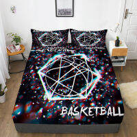 3D Bed Cover Bedclothes Print Basketball Bedding Setcovers Home Decoration King Twin Size Comforter Coverset Bedspreads