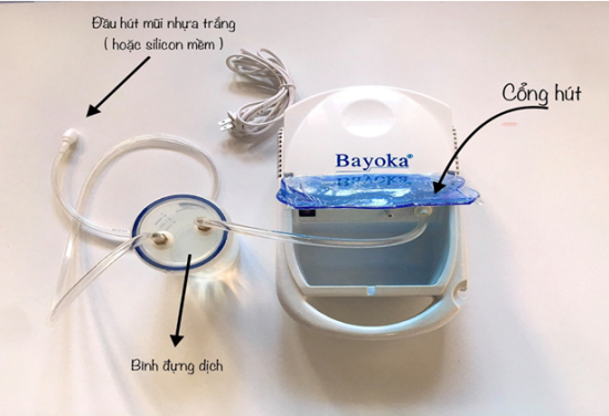 Máy hút mũi trẻ em bayoka - bác sỹ tai mũi họng khuyên dùng - ảnh sản phẩm 1