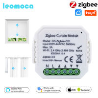 Tuya Zigbee ม่านโมดูล110-240โวลต์บ้านอัตโนมัติโมดูลควบคุมสำหรับลูกกลิ้งชัตเตอร์ตาบอดมอเตอร์สนับสนุน Alexa Home