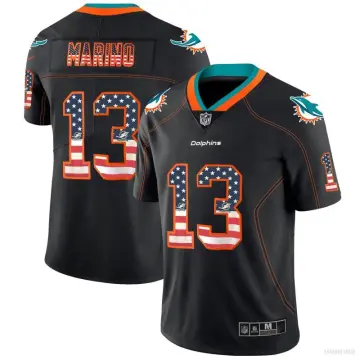 Custom Miami Dolphins Men's Legend Orange Color Rush T-Shirt