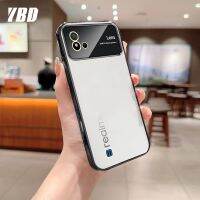 เคสโทรศัพท์ป้องกันแบบใสหรูหรา YBD สำหรับ Realme C20 C20A C11 2021 ซิลิโคน มาพร้อมกับฟิล์มเลนส์หุ้มทั้งหมดและป้องกันการตก