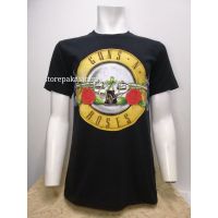 (พร้อมสต็อก) S N ROSES 100 Cotton Rock Band เสื้อยืดผู้ชายเสื้อยืด