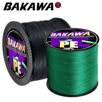 BAKAWA Braided Fishing Line Pesca 4 8 Strands Carp Multifilament Wire Japanese 100% PE Saltwater 300M 500M 1000M Thread 12LB-90L Fishing Lines