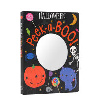 Halloween Peek a boo Halloween hide and seek by dawn machell Publishing House wilderness cardboard book low child enlightenment picture book