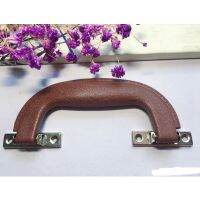 Retro Modern Box Plastic HolderSuitcase Holder Arch Furniture HardwareTool HandleBrown Black148x52mm1PC