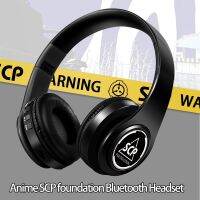 SCP Mobile Game Headphone Cosplay Bluetooth Headphone V5.0 Over-ear Stereo Anime Headphones for Mobile Phone Table PC Computer