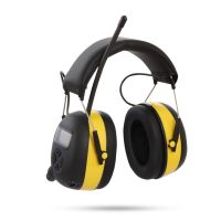 【YP】 Noise Reduction Earmuffs Hearing Headset Digital Am / Fm Radio Stereo Adjustable Headband Ear Muffs