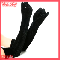 Variety ✨Hot Sale✨ ถุงมือยาวผ้ากำมะหยี่สำหรับผู้หญิงถุงมือขับรถให้ความอบอุ่นสำหรับงานเลี้ยงคริสต์มาส1คู่