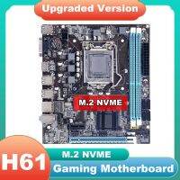 H61 Motherboard LGA1155 M.2 NVME Support 2XDDR3 RAM PCIE 16X for Home Office for PUBG CF LOL Gaming Motherboard