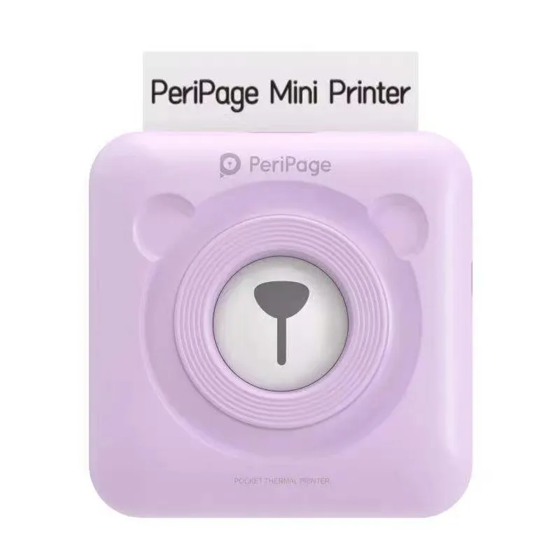 Peripage A6 Mini Thermal 203DPI Wireless BT Receipt Printer, Black