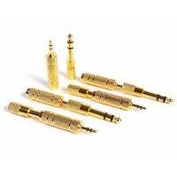 Gold 3.5mm to 6.5mm Female to Male Jack Audio Adapter Kit