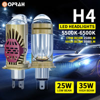 ?KALADA ไฟหน้ารถมอเตอร์ไซค์แบบ LED ในรถยนต์12000LM ใหม่140W โคมไฟอัตโนมัติเลนส์ขนาดเล็กหลอดไฟ H4รถจักรยานยนต์เลนส์เครื่องฉายไฟลำแสง LED ต่ำมาก