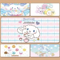 Custom Kawaii Cute Pink Cinnamorolles Cat Sukura Dog Bear Bunny Office Otome XXL Large Mousepad Keyboard Pad Gaming Mouse Pad