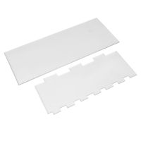 12 Inch Acrylic Cake Scraper Smoother and 9.5 Inch Stripes Edge Side Cake Scraper Frosting Combs for Cream Cakes Smooth